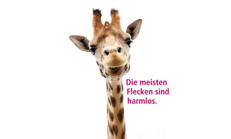 Gesundheitsthemen 62 Berliner Grafiker, Lücken-Design, Giraffe