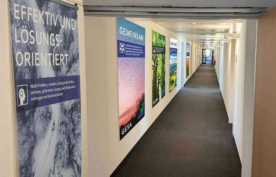 Grundsätze bei GESA 13 Flurcollage