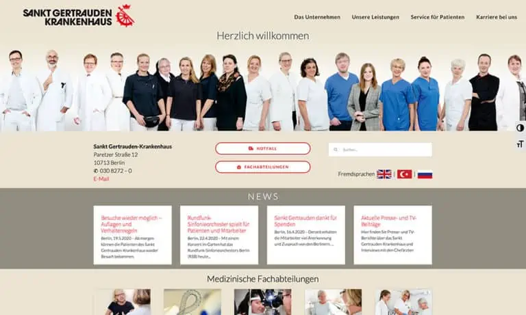 Schwerpunkt Berlin 40 Homepage Sankt Gertrauden