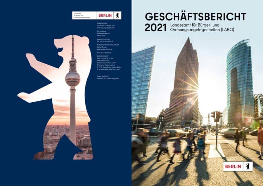 Der Geschäftsbericht LABO 52 LABO GB21