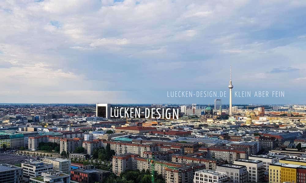 Grafikdesigner Berlin - Lücken-Design, klein aber fein