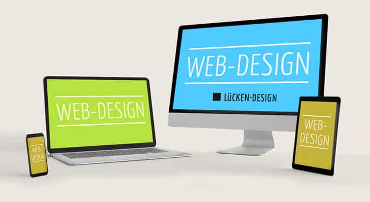 Webdesign Lücken-Design